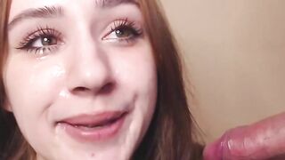 UNLEASHED PASSION FreshFaced Teenyeet420 Bends Over Backwards for Raunchy Cock Sucking Session!