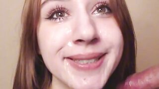 UNLEASHED PASSION FreshFaced Teenyeet420 Bends Over Backwards for Raunchy Cock Sucking Session!
