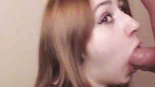UNLEASHED PASSION FreshFaced Teenyeet420 Bends Over Backwards for Raunchy Cock Sucking Session!