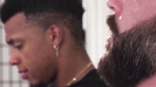 BLONDE BOMBSHELL ADIRA ALLURE GETS CREAMED BY 10 UNcontrollable GANGBANG CLIENTS