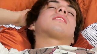 UNBELIEVABLE FEET FETISH EXCESS! Lollipop Loving Twink Gets Banged and Jizzed on His SOLESEARCHING Feet!