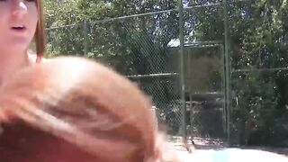 Tennis Court Thrills Double the Fun, Double the Fucking