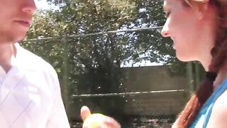 Tennis Court Thrills Double the Fun, Double the Fucking