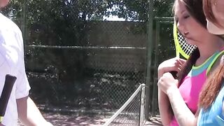 Tennis Court Thrills Double the Fun, Double the Fucking