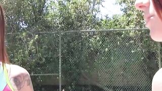 Tennis Court Thrills Double the Fun, Double the Fucking