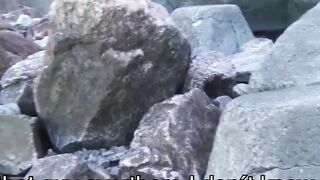  BEACH BRAWL tasty black stud gets facefucked by TWO rugged beach bums inНеsizzling outdoor threeway!