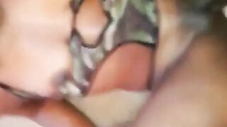 BLACK GIRL SWALLOWS CUM IN THROTTING GYNY ACTION!