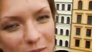 Sultry Vixen Takes the Streets of Prague... AND TAKES IT TO THE NEXT LEVEL