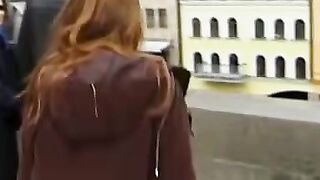 Sultry Vixen Takes the Streets of Prague... AND TAKES IT TO THE NEXT LEVEL