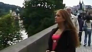 Sultry Vixen Takes the Streets of Prague... AND TAKES IT TO THE NEXT LEVEL