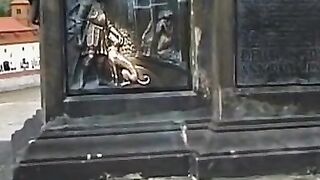 Sultry Vixen Takes the Streets of Prague... AND TAKES IT TO THE NEXT LEVEL