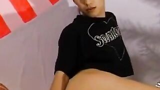 Suzzy EXPLODES in Orgasmic Bliss with a XXL Sex Toy  Her Unshaven Cumshot is a Pulsating Paradise!