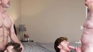 STEPDADS TAKEOVER 4HAND REACTION!  Brody Kayman, Ryan St. Michael, Eric and Ryans Bedroom ESCAPADE!