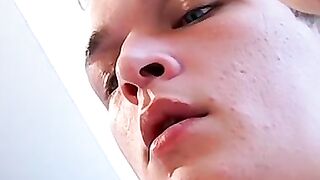 CAMERONS CUMFILLED CARNAGE Watch Cute Cutie Pour It On While Smoking After Sexiest Jerking Session!