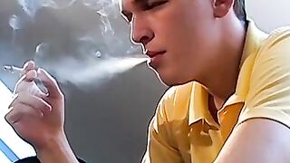 CAMERONS CUMFILLED CARNAGE Watch Cute Cutie Pour It On While Smoking After Sexiest Jerking Session!