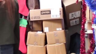 HOLLYWOOD HEIST Krystal Orchid gets RAILROADED by Dictator Daddy for Christmas Shoplifting!