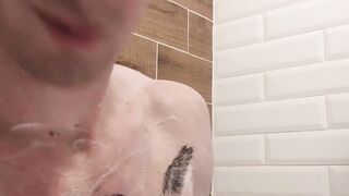BAREBACK BOOTS Succulent Sergeant JV Marx Sucks and Savages His Giant Dong in Sizzling Shower Shenanigans