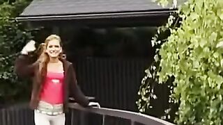 BikiniClad Bombshell Juliα imaginary Sex Tape Steamy Poolside Threesome with Tech Tycoon  Friend