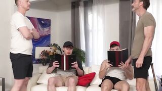 PUNISHED AND BETRAYED Stepsons Eric Charming and Ryan Russo Get HAMMERED by Their Stepdad Brody and a HOT Female Revenge