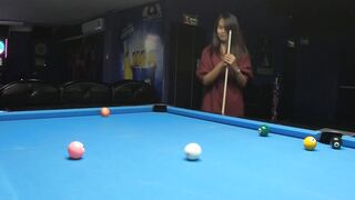 UNBELIEVABLE! Big BootyThai Goddess Devin Collides with Billiard Magic  Blows Her Load in Sizzling POV Blowjob