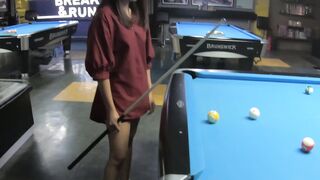 UNBELIEVABLE! Big BootyThai Goddess Devin Collides with Billiard Magic  Blows Her Load in Sizzling POV Blowjob