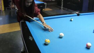 UNBELIEVABLE! Big BootyThai Goddess Devin Collides with Billiard Magic  Blows Her Load in Sizzling POV Blowjob