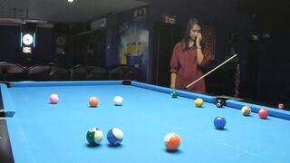UNBELIEVABLE! Big BootyThai Goddess Devin Collides with Billiard Magic  Blows Her Load in Sizzling POV Blowjob