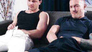 THE BABYSITTER BETRAYAL Catching the Boss in a compromising position leads to a passionate fatherson affair