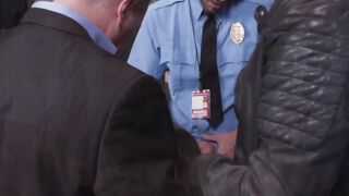 Brooklyn Lynn Exposes Herself to Muscular Security Guard