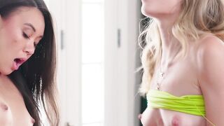 Insatiable Stepsister Seduces Bestie and Brother in Explicit Threesome