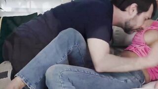 Yummy MILF Reagan Foxxs pink cunt was severely stretched due to my fingering and dril 2
