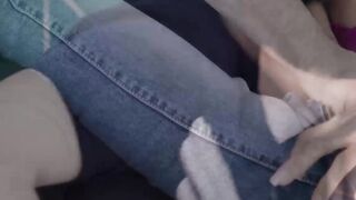 Yummy MILF Reagan Foxxs pink cunt was severely stretched due to my fingering and dril 2