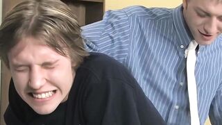 BITCH, Get Ready for the Most EPIC Deeptoss of Your Life! Twink Kaiden Ertelle takes a BEAST of a DICK, Tyler Dawsen, from BEHIND after a REALLY Wet BJ