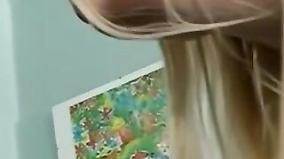 UNLEASH THE BEAST Blonde Bombshell Amanda Engulfed by a HUNGRY BEAST in ajson Room Frenzy!