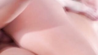 TS Takedown Blonde Bombshell Reduces Cis Cutie to Slobbering Mess!