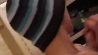 Yummy teen Nikki and Ed have wild fuck session in bed