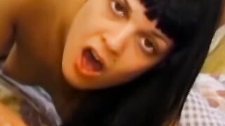 UNHEARD OF 18YEAROLD BRUNETTE FRENZY IN THE FACE!