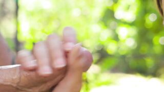 WILDWOOD ENSLAVEMENT Innocent Cutie Lures in theěl MASTER of massive Proportions for a XXX Orgy in Nature
