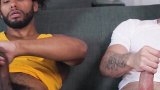 Tonys Dark Secret Filling Trevors Tight Ass with Inches of Black Power