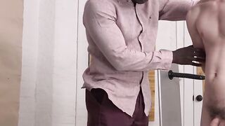 Double Dose of Dick Black Stallion Fucks and Swallows Hungry Twink
