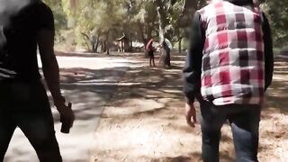 MINDBLOWING BLACK BABE EXPLOSION 300lbs Monster Dick Devours Juicy Dark Lolitas cộng Thotty Ass!