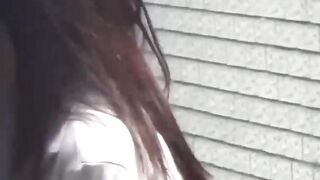 BARE IT ALL Japanese Cutie Streams Scorching Urine Down Pave Outside  You Wont Believe What Happens Next!