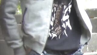 BARE IT ALL Japanese Cutie Streams Scorching Urine Down Pave Outside  You Wont Believe What Happens Next!