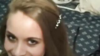 UNBELIEVABLE! Teenage CUTIE Donna is READY TO BLOW and RIDE the BIGGEST COCK Youve EVER Seen!
