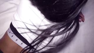 Latina hottie Zebali creampie after exhausting fuck with a man