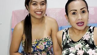 INSATIABLEthon Thai lesbian MILFs Go WILD with StrapOn Orgy!