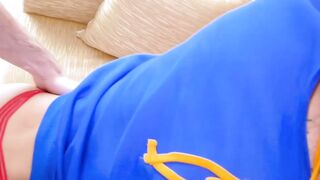 UNBELIEVABLE FEATS OF FEMBOY FETISH! Tong Succumbs to Rubber Riot, Suckin dick like a PRO!
