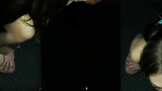 I UNLEASHED A FURY OF CUM into Petite Breezy Briss Pusy while she SUCKED ME DRY