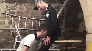 "Unleash the Fury of Lyam Dylans Insatiable Hunger for Cum Satisfied by Tim Coslas Pussy Pleasure!".
