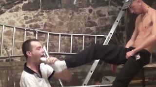 "Unleash the Fury of Lyam Dylans Insatiable Hunger for Cum Satisfied by Tim Coslas Pussy Pleasure!".